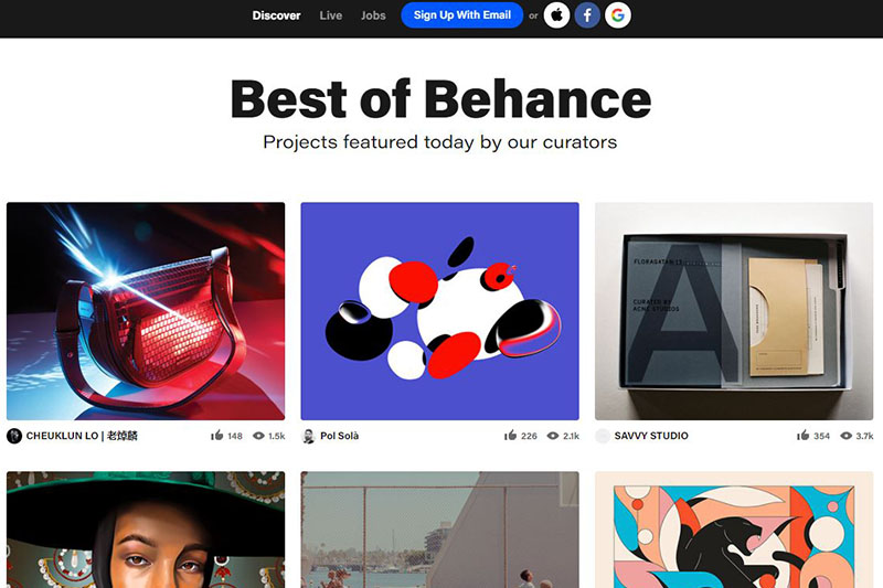 معرفی سایت behance